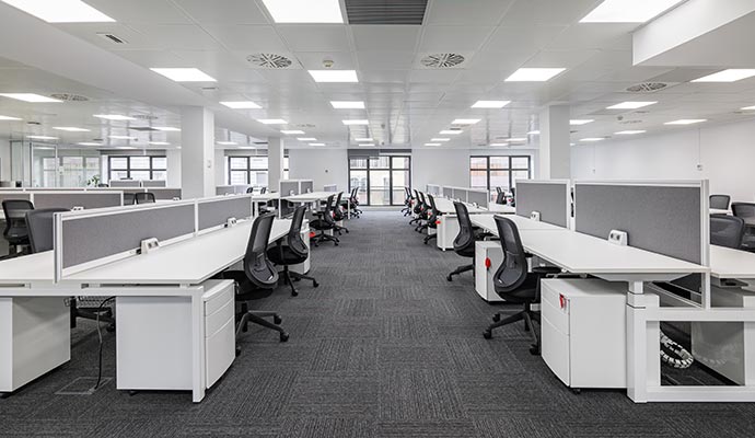 Interior environment of an office