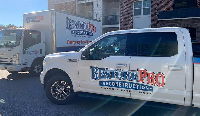 RestorePro Reconstruction service van