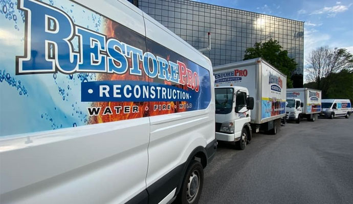 RestorePro Reconstruction service vehicle