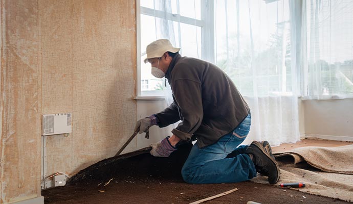 Carpet removal service