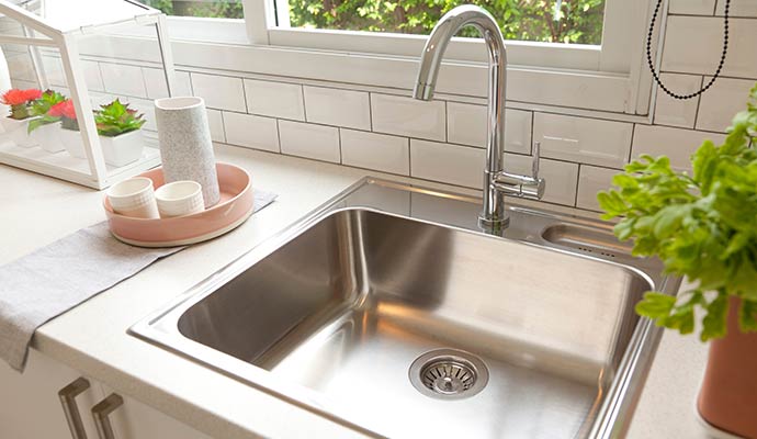 Neat and clean sink