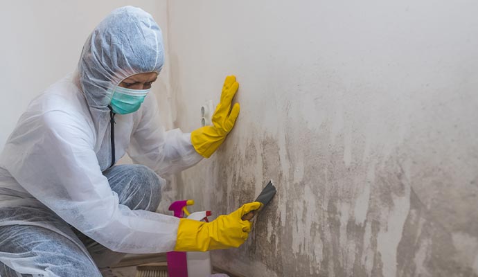 Professional mold remediation service