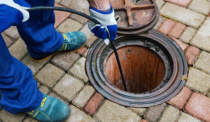 Sewage drain cleaning