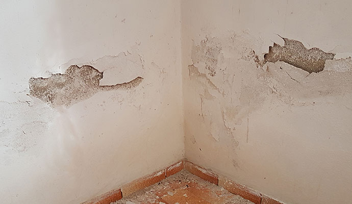 Wall structural damage